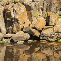 Fototapeta na wymiar Outback Rock Reflections