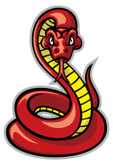 Fototapeta premium snake mascot