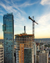 New Consnruction in Downtown Vancouver
