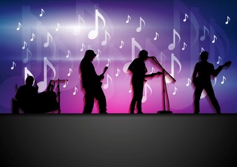 Music rock party abstract background