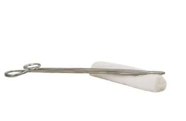 a surgical instrument with a bandage