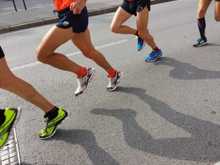 Fototapeta premium Gara podistica maratona