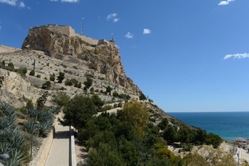 Santa Barbara fortress in Alicante