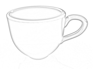 mug. Pencil drawing