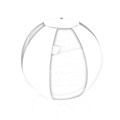 aquatic ball. Pencil drawing