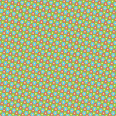 Geometric flower pattern