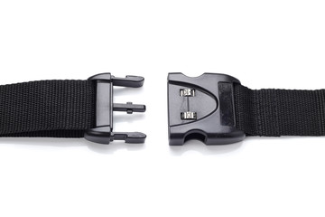 plastic buckle on strap combination lock