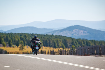 Obraz premium motorcycle travel