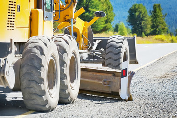 grader road construction