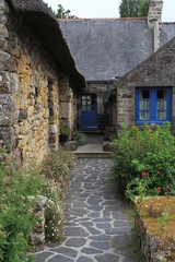 Fototapeta na wymiar maison bretonne