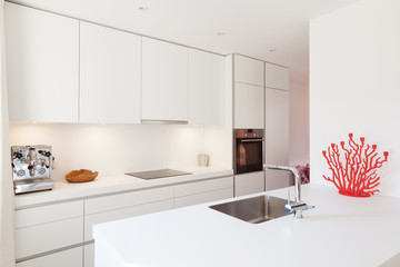 Interior of modern apartment furnished