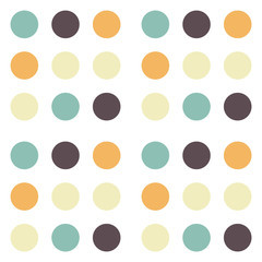 Seamless circle pattern vector