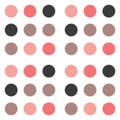 Seamless circle pattern vector