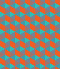 A seamless hexagonal pattern