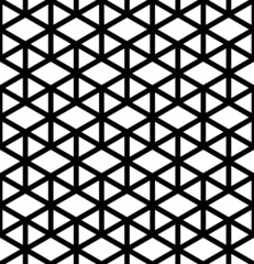 A seamless hexagonal pattern