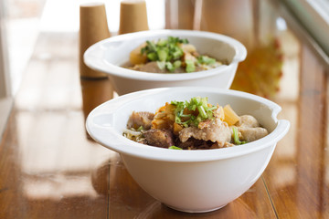 steamed pork noodle