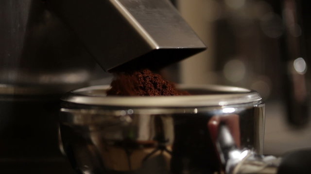 making espresso