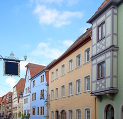 Fototapeta na wymiar Altstadt in Rothenburg