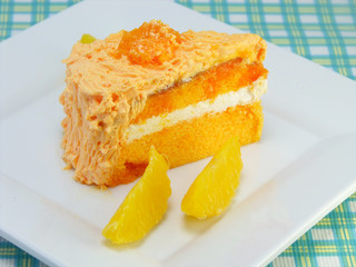 summer citrus sponge cake 