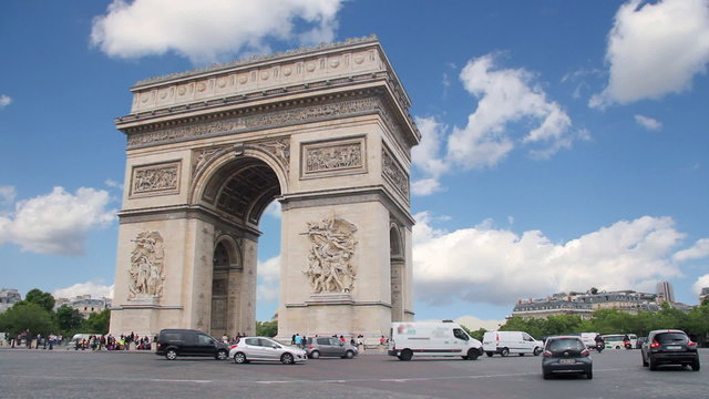 Arc de Triomphe in Paris, France