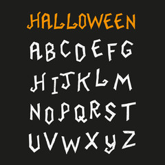 Hand Drawn Halloween Font