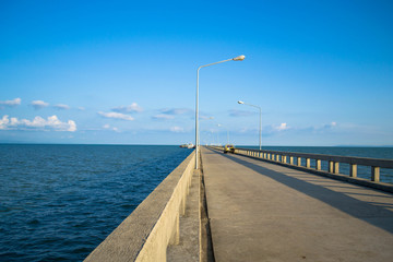 Obraz premium Laem Sok Pier,Thailand