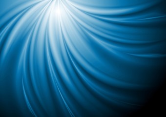 Abstract blue swirl wave background