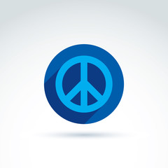Peace icon, vector conceptual special icon for your design.