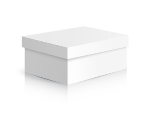 White gift carton box