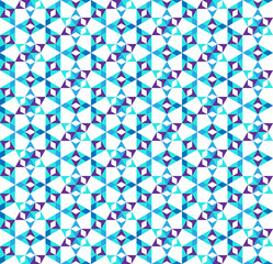 Seamless geometric pattern with diamond. Vector illustration