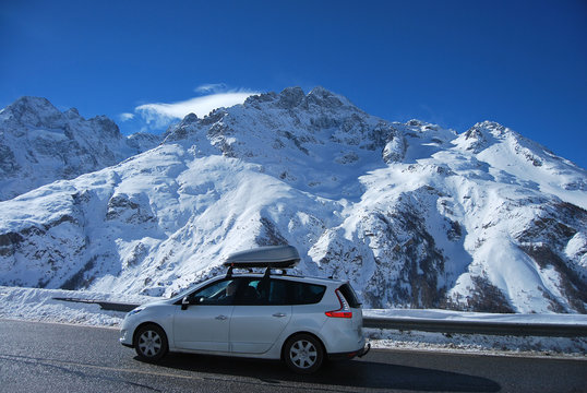 En route pour le ski