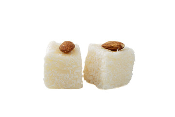 delight with coconut and almonds