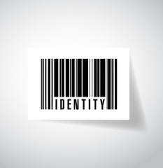 identity barcode illustration design