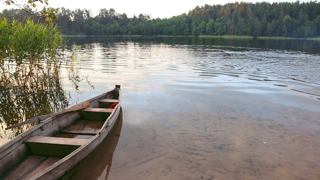 boat on lake