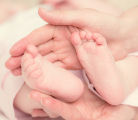 Obraz na płótnie Canvas Baby feet