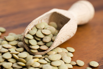 Dry Organic Green Lentils