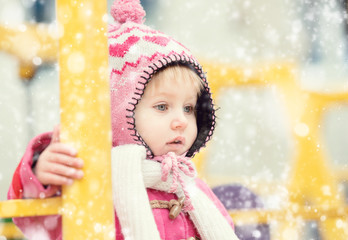 Fototapeta premium Baby on playground