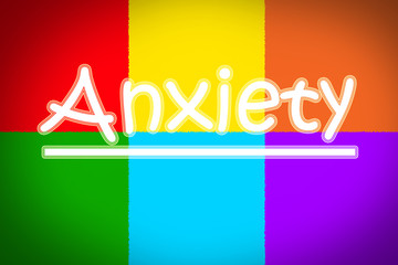 Fototapeta premium Anxiety Concept