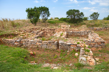 Fototapeta premium Old fortress in Kaliakra, Bulgaria