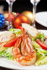 Tasty shrimp salad