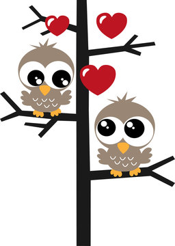 valentines day love owls