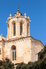 Fototapeta na wymiar The Cathedral of Tarragona. Catholic church in Catalonia, Spain