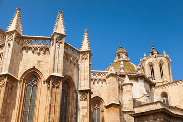 Fototapeta na wymiar Tarragona Cathedral. Roman Catholic church in Catalonia, Spain