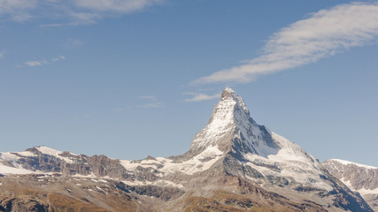 Fototapeta na wymiar Zermatt, Bergdorf, Alpen, Wallis, Trockener Steg, Schweiz