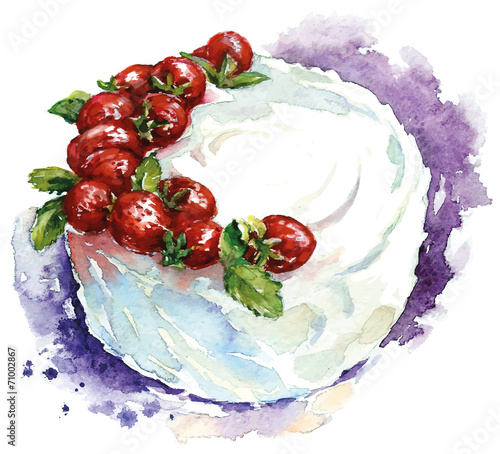 Рисованые картинки тортов