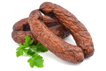 slightly dried sausage
