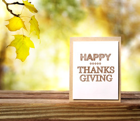 Happy Thanksgiving message