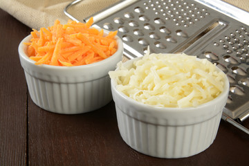 Grated cheeses