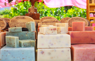 Homemade soaps