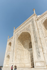 Fototapeta na wymiar Porte du Taj Mahal